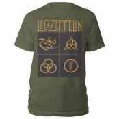 Футболка Led Zeppelin - Gold Symbols