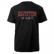 Футболка Led Zeppelin - Logo  Symbols Black