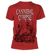 Футболка Cannibal Corpse - Pile Of Skulls 2018 Red