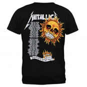 Футболка Metallica - Flaming Skull Tour 94