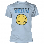 Футболка Nirvana - Xerox Smiley Blue