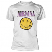 Футболка Nirvana - Xerox Smiley White