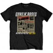 Футболка Guns N' Roses - Lies Track List Black