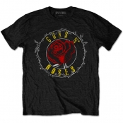 Футболка Guns N' Roses - Rose Circle Paradise City Black