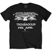 Футболка Guns N' Roses - Troubadour Flyer Black