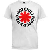 Футболка Red Hot Chili Peppers - Asterisk Logo White